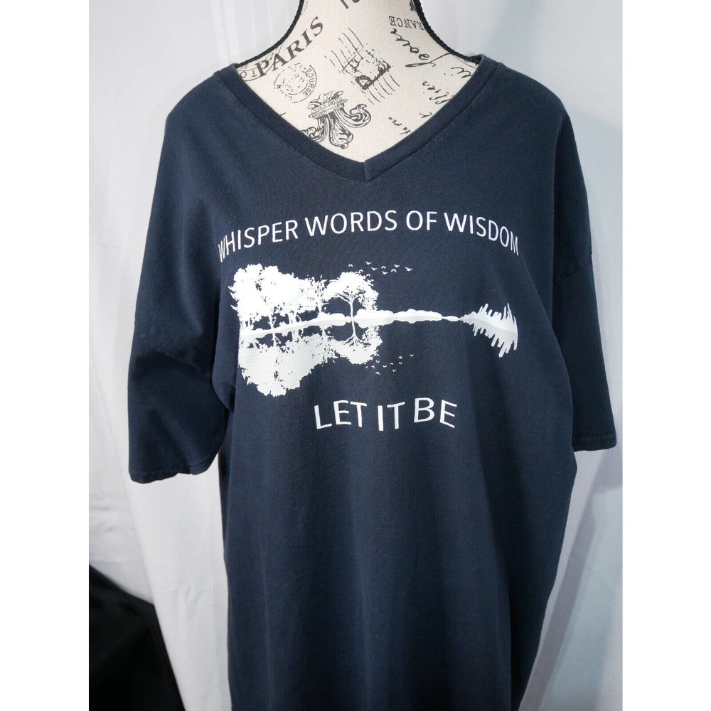 Vintage Hanes Tee Shirt by The Beetles ' Let it Be ' XXL Graphic Tee - Picture 1 of 4